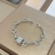 Bvlgari Couple Classic Diamond Set Small Waist Bracelet