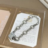 Bvlgari Couple Classic Diamond Set Small Waist Bracelet