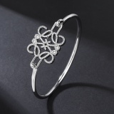 Loewe New Fashion Versatile Full Diamond Logo Bracelet
