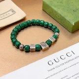 Gucci Classic Retro Double G Peacock Stone Bracelet