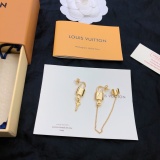 Louis Vuitton Fashion Versatile Asymmetric Earnail Earrings