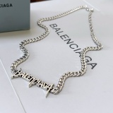 Balenciaga Classic Retro Logo Necklace