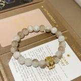 Bvlgari Fashion Retro Natural Crystal Bead Bracelet