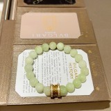 Bvlgari Fashion Retro Natural Jade Transport Bead Bracelet