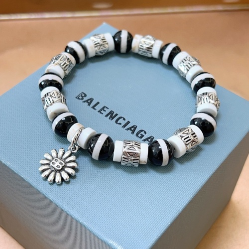 Balenciaga Classic Retro Multi Element White Turquoise Bracelet