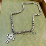 Gucci Vintage Versatile Cross Double G Necklace
