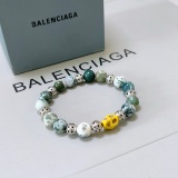 Balenciaga Fashion Multi Element Natural Porcelain Flower Stone Bracelet