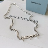 Balenciaga Classic Retro Logo Necklace