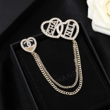 Chanel Fashion Versatile Love Double C Brooch