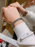 Gucci Classic Retro Silver Feather Bracelet Bracelet