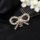 Chanel Fashion Versatile Pink Double C Brooch