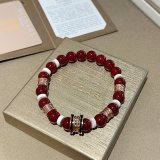 Bvlgari Fashion Retro Natural Red Agate Bracelet