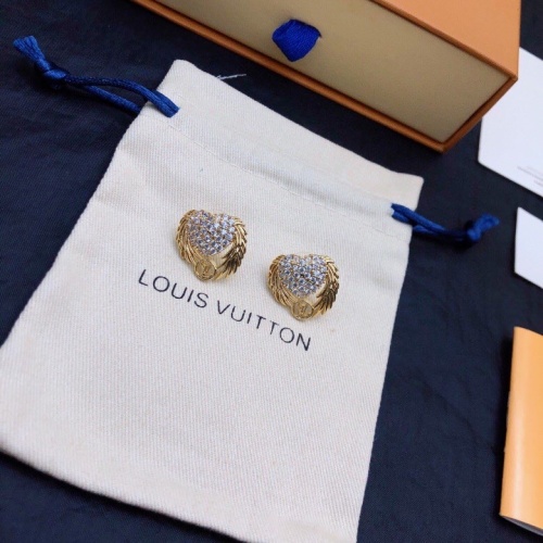 Louis Vuitton Fashion Versatile Diamond Earrings