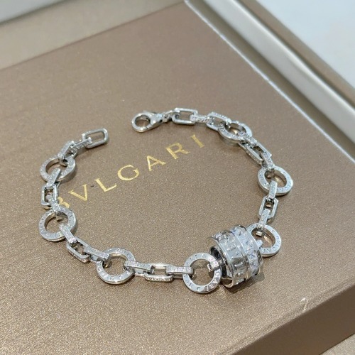 Bvlgari Couple Classic Diamond Set Small Waist Bracelet