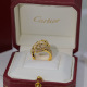 Cartier Fashion Double Leopard Head Full Diamond Ring