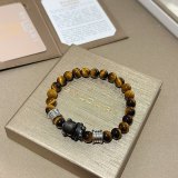 Bvlgari Fashion Retro Natural Tiger Eye Stone Bracelet