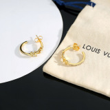 Louis Vuitton Fashion Versatile Letter Earrings