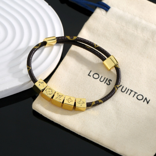 Louis Vuitton Classic Versatile Logo Four Leaf Clover Calfskin Hand Rope