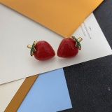 Louis Vuitton Classic Fashion Strawberry Earstuds