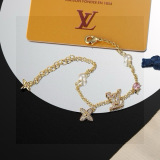 Louis Vuitton Classic Versatile Diamond Set Letter Bracelet