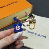 Louis Vuitton Bloom Superflat Colorful Logo Keychain