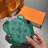 Louis Vuitton Fashion Frog Pendant Wallet Earphones Car Rental Key Bag