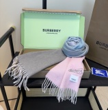 Burberry Fashion Embroidered Logo Double Sided Scarf Size: 30 x 185 CM
