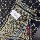 Gucci Classic GG Jacquard Wool Scarf Size: 47 x 180 CM