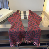 Burberry Classic Grid TB Jacquard Cashmere Scarf Size: 36 x 200 CM