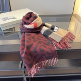 Burberry Classic Grid TB Jacquard Cashmere Scarf Size: 36 x 200 CM