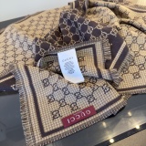 Gucci Classic GG Jacquard Wool Scarf Size: 47 x 180 CM