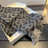 Burberry Classic Grid TB Jacquard Cashmere Scarf Size: 36 x 200 CM