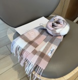 Chanel Classic Embroidered Logo Tassel Scarf Size: 35 x 180 CM