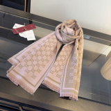 Gucci Classic GG Jacquard Wool Scarf Size: 47 x 180 CM