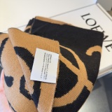Loewe Classic Logo Jacquard Knitted Scarf Size: 35 x 200 CM