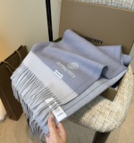 Burberry Fashion Embroidered Logo Scarf Size: 30 x 180 CM