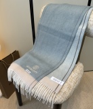 Burberry Fashion Embroidered Logo Scarf Size: 30 x 180 CM