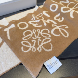 Loewe Classic Logo Jacquard Knitted Scarf Size: 35 x 200 CM