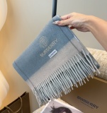 Burberry Fashion Embroidered Logo Scarf Size: 30 x 180 CM