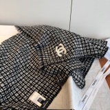 Chanel Fashion Versatile Cashmere Tassel Scarf Size: 38 x 185 CM