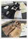 Burberry Fashion Logo Jacquard Double Sided Cashmere Scarf Size: 30 x 180 CM
