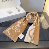 Loewe Classic Logo Jacquard Knitted Scarf Size: 35 x 200 CM