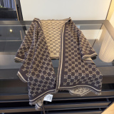 Gucci Classic GG Jacquard Wool Scarf Size: 47 x 180 CM