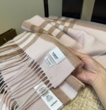 Burberry Classic Checkered Double Sided Cashmere Tassel Scarf Size: 30 x 180 CM