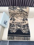 Burberry Classic Large Grid Double sided Jacquard Cashmere Scarf Size: 45 x 210 CM