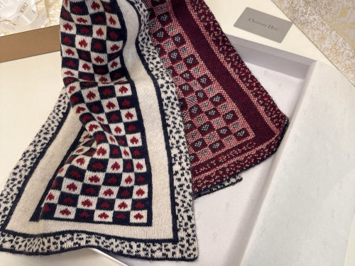 Dior New Fashion Versatile Knitted Scarf Size: 30 x 180 CM