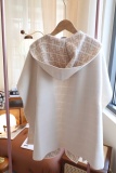 Fendi New Fashion Double Sided Wool Knitted Hooded Cloak