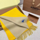 Burberry Embroidered War Horse Double Sided Wool Scarf Size: 30 x 168 CM