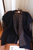 Fendi New Fashion Double Sided Wool Knitted Hooded Cloak