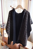 Fendi New Fashion Double Sided Wool Knitted Hooded Cloak